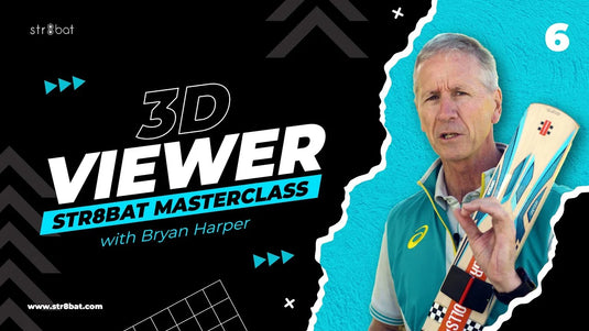 Bryan Harper Masterclass on str8bat's 3D viewer | Cricket Bat Sensor