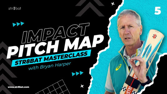 Bryan Harper Masterclass on Impact Pitch Map | str8bat Cricket Bat Sensor