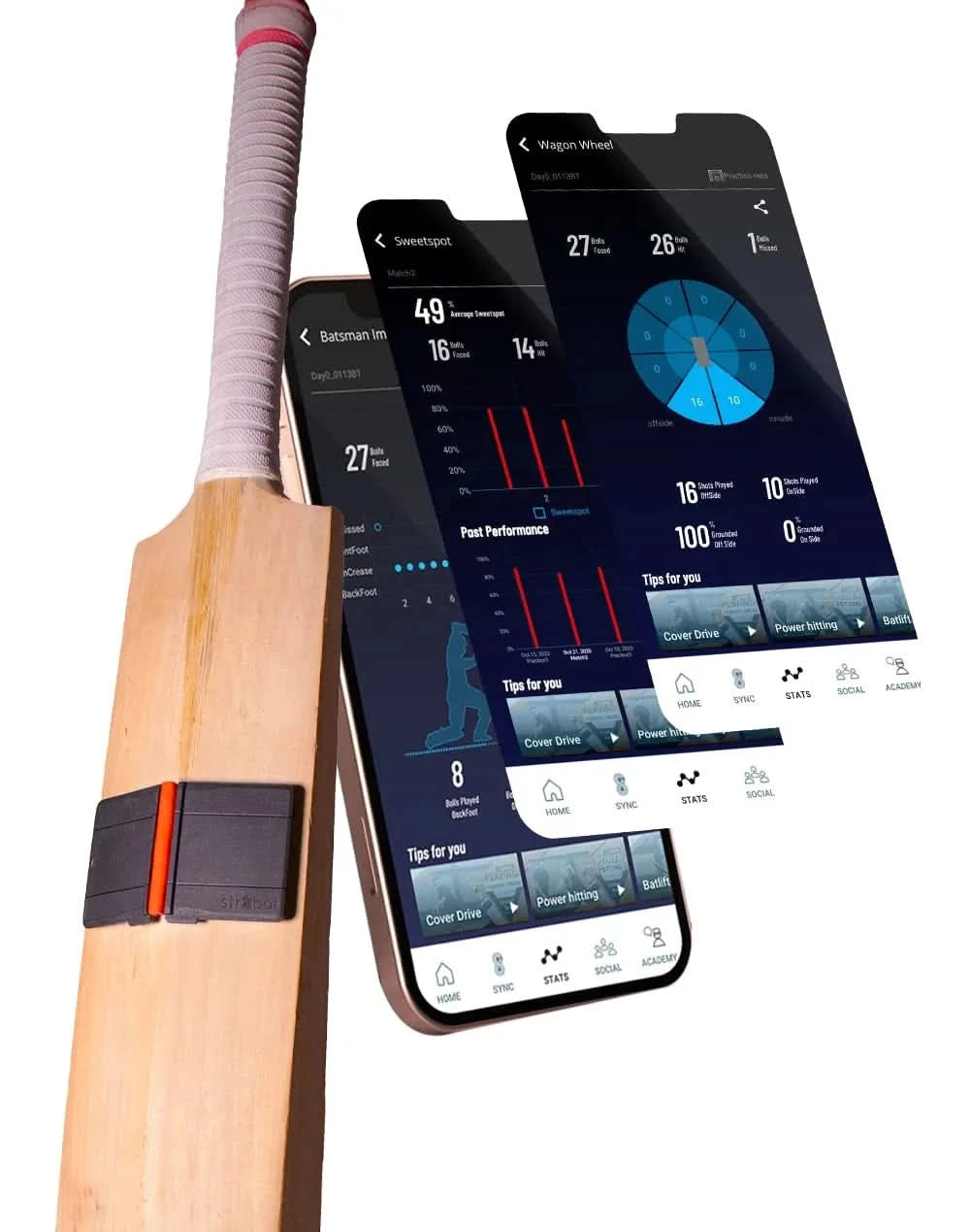 str8bat Cricket Bat Sensor